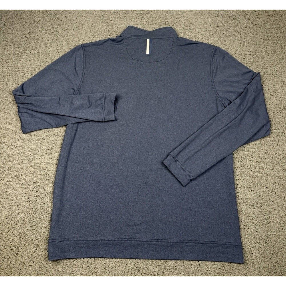 Rhoback Pullover Mens XL Blue Performance 1/4 Zip Golf Stretch Lightweight - Picture 3 of 3